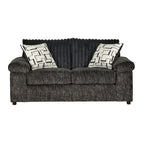 Zestaw Roundhill Furniture Nason: sofa, kanapa dwuosobowa i fotel do przytulania z szerokiego sztruksu