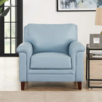 Hydeline Westcott Sofagarnitur aus vollnarbigem Leder mit Sofa, Loveseat und Sessel, Memory-Schaum und Federn
