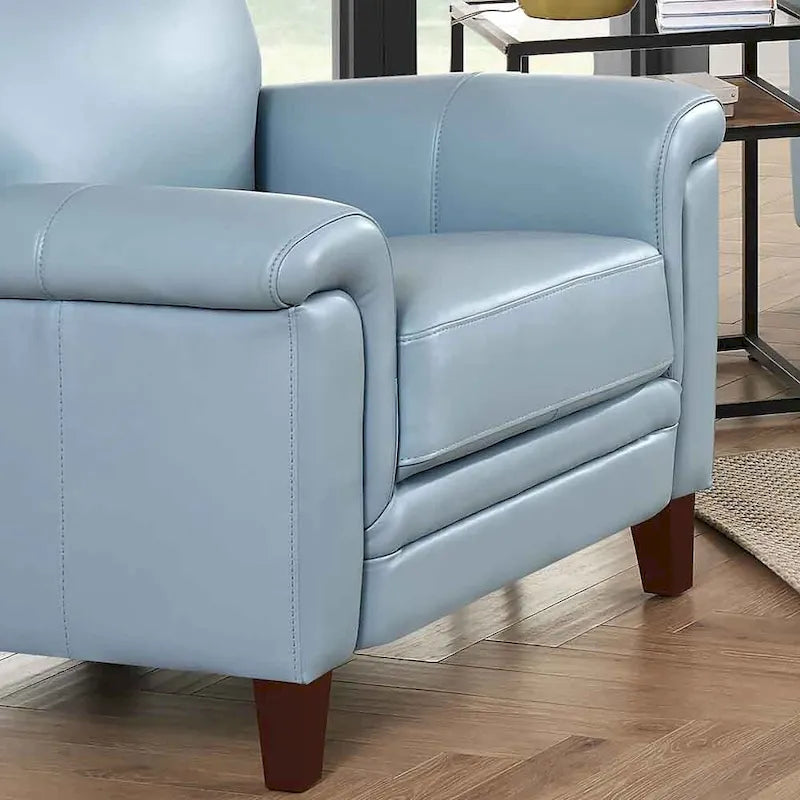 Hydeline Westcott Sofagarnitur aus vollnarbigem Leder mit Sofa, Loveseat und Sessel, Memory-Schaum und Federn