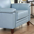 Hydeline Westcott Sofagarnitur aus vollnarbigem Leder mit Sofa, Loveseat und Sessel, Memory-Schaum und Federn