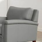 Hydeline Westcott Sofagarnitur aus vollnarbigem Leder mit Sofa, Loveseat und Sessel, Memory-Schaum und Federn