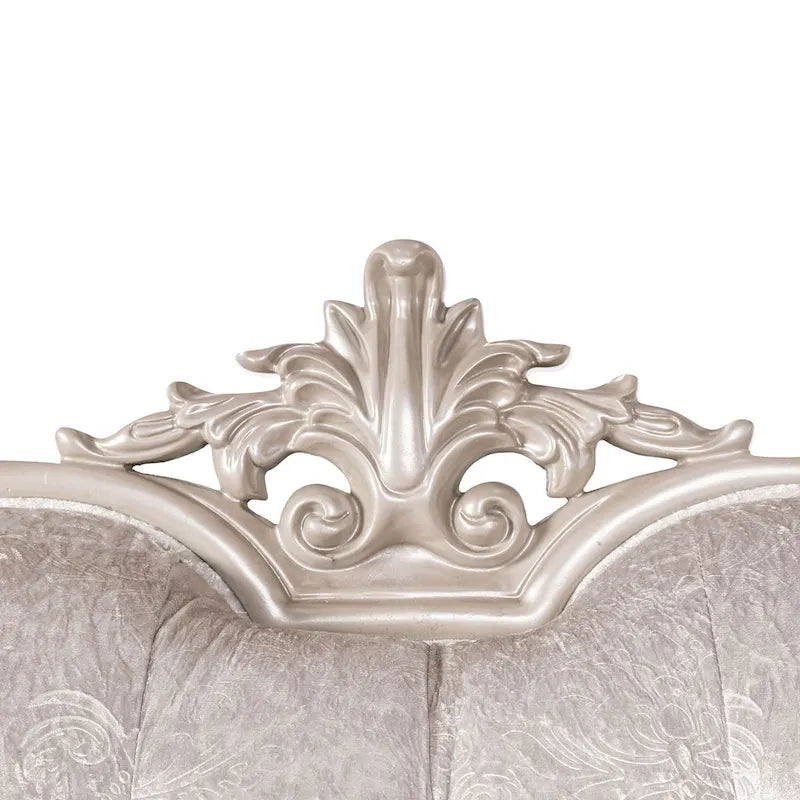 Furniture of America Clarissa tradycyjny zestaw sof z pikowanym guzikami oparciem i poduszką dekoracyjną