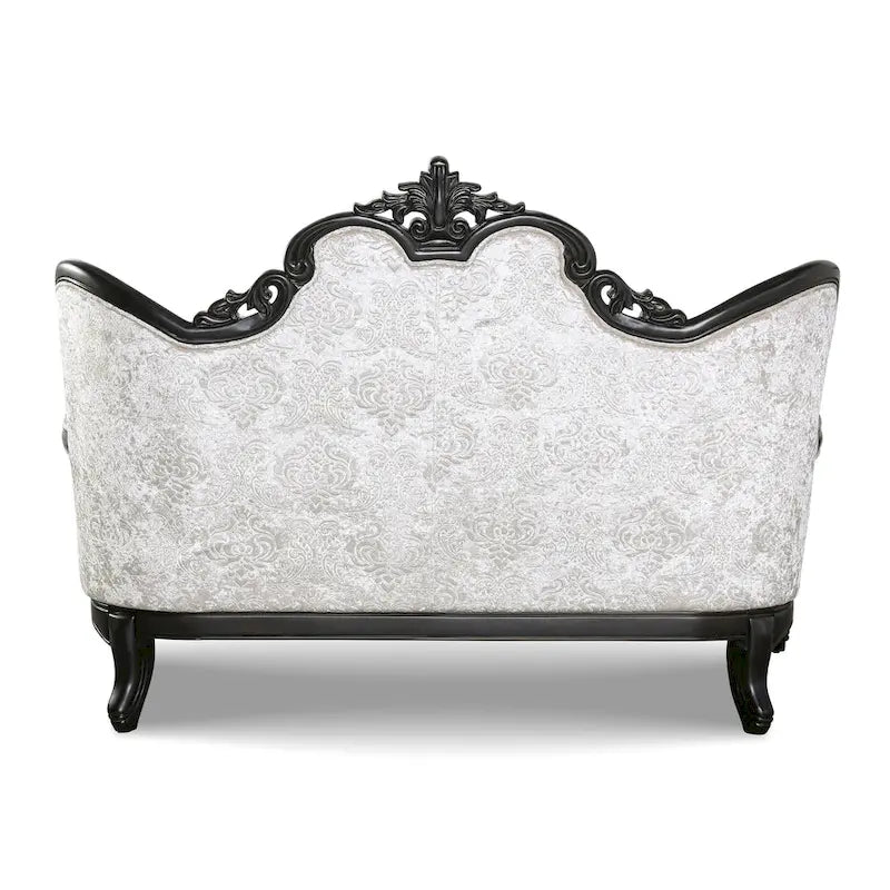 Furniture of America Clarissa tradycyjny zestaw sof z pikowanym guzikami oparciem i poduszką dekoracyjną