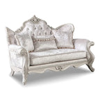 Furniture of America Clarissa tradycyjny zestaw sof z pikowanym guzikami oparciem i poduszką dekoracyjną