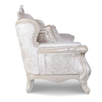 Furniture of America Clarissa tradycyjny zestaw sof z pikowanym guzikami oparciem i poduszką dekoracyjną