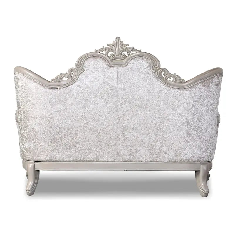 Furniture of America Clarissa tradycyjny zestaw sof z pikowanym guzikami oparciem i poduszką dekoracyjną