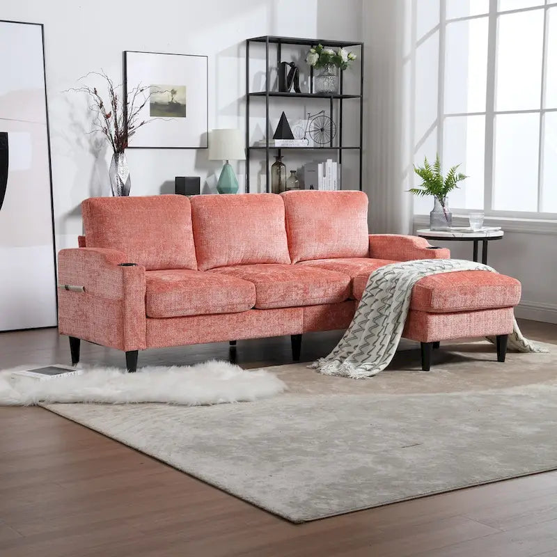 Sofa ze schowkiem / sofa do salonu, przytulna sofa modułowa