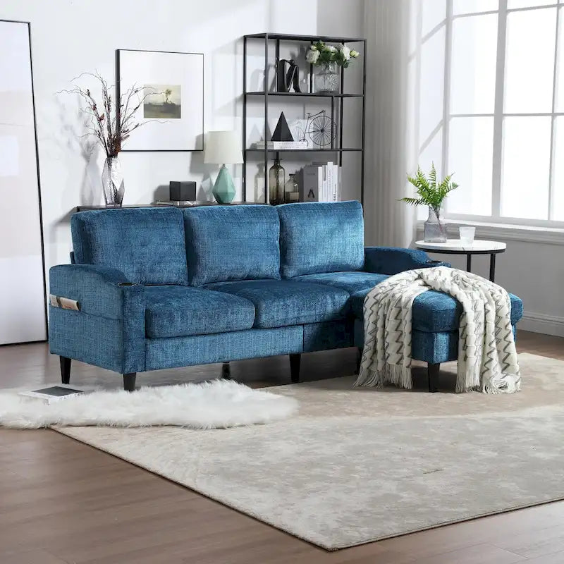 Sofa ze schowkiem / sofa do salonu, przytulna sofa modułowa
