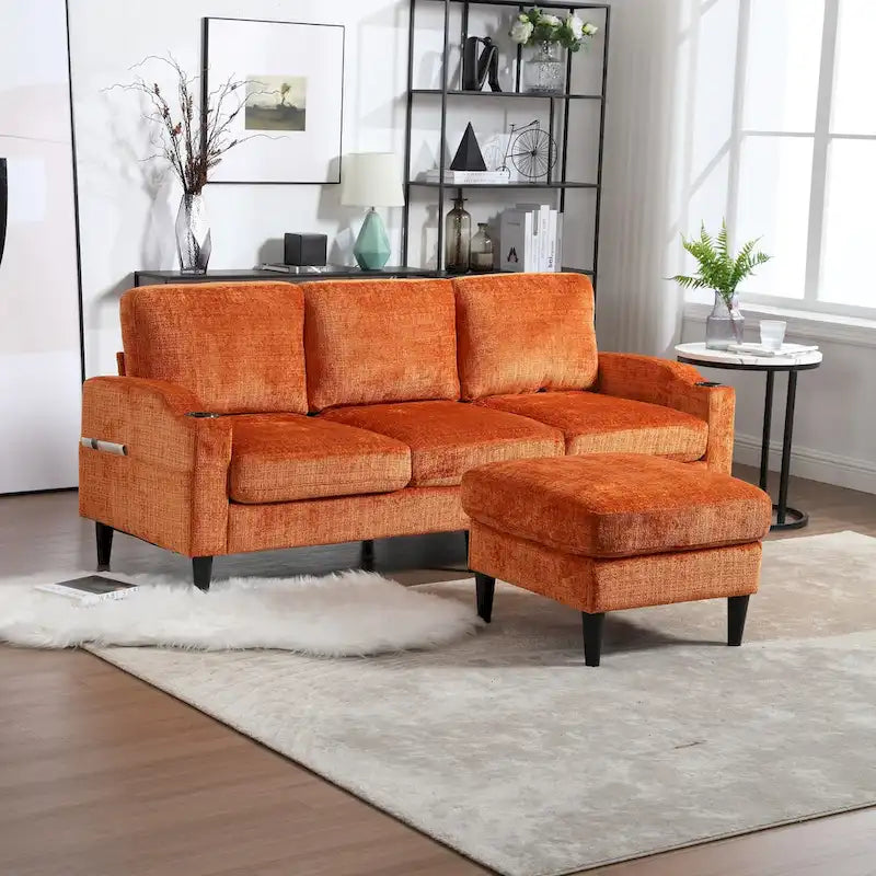Sofa ze schowkiem / sofa do salonu, przytulna sofa modułowa