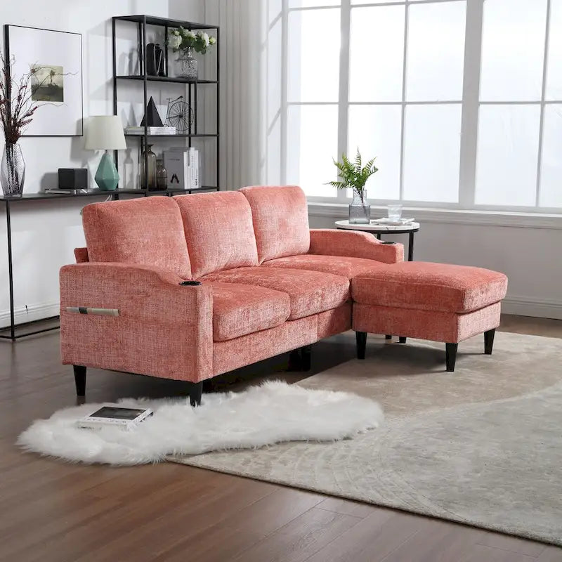Sofa ze schowkiem / sofa do salonu, przytulna sofa modułowa