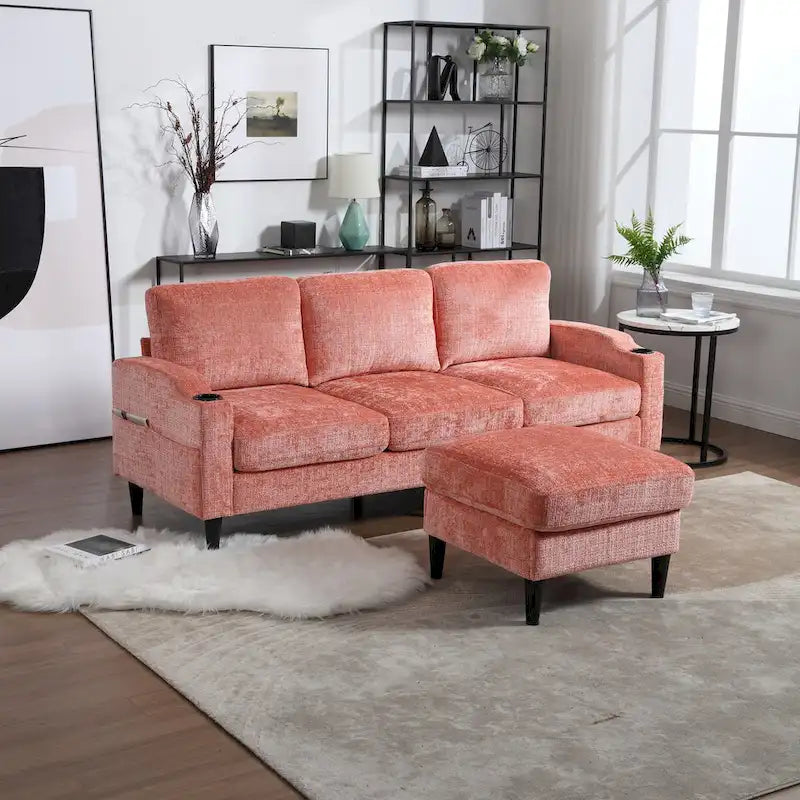 Sofa ze schowkiem / sofa do salonu, przytulna sofa modułowa