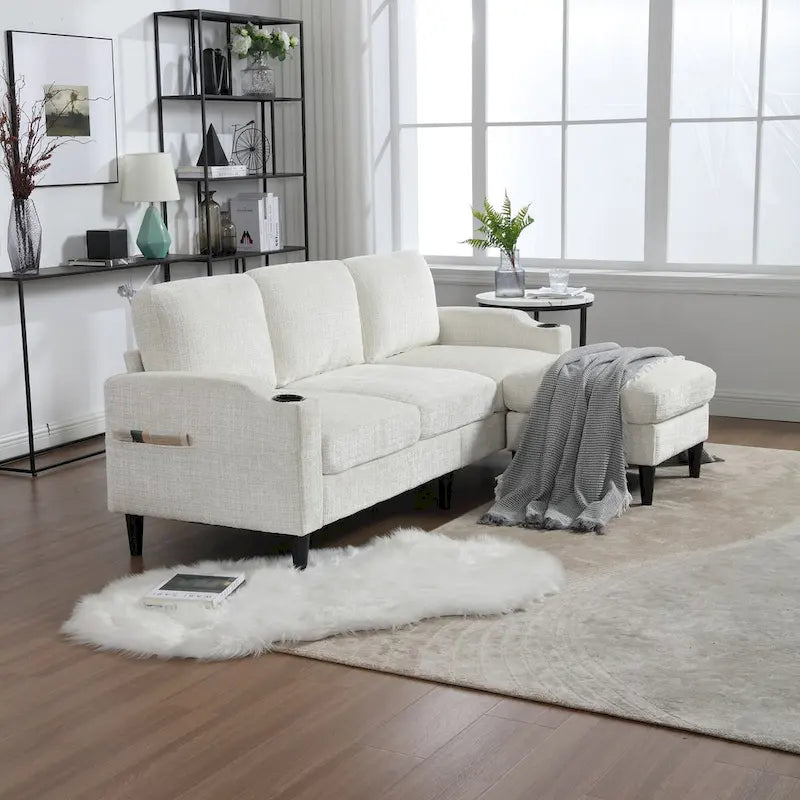 Sofa ze schowkiem / sofa do salonu, przytulna sofa modułowa