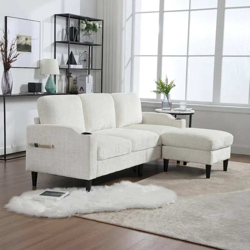 Sofa ze schowkiem / sofa do salonu, przytulna sofa modułowa