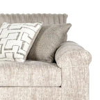 Roundhill Furniture Nason-set met ribfluwelen bank en loveseat