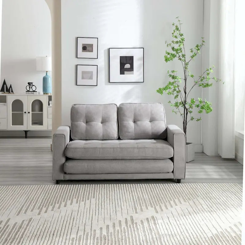 Sofa 3-krotnie składana, rozkładana sofa futon z funkcją spania