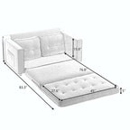 Sofa 3-krotnie składana, rozkładana sofa futon z funkcją spania