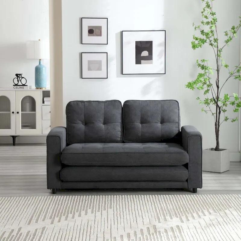 Sofa 3-krotnie składana, rozkładana sofa futon z funkcją spania