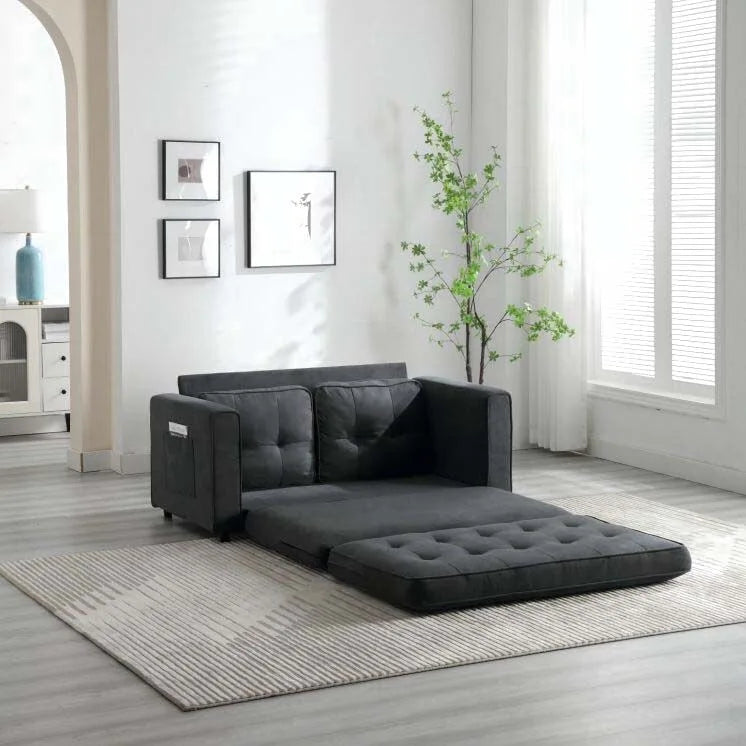 Sofa 3-krotnie składana, rozkładana sofa futon z funkcją spania