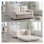 Sofa 3-krotnie składana, rozkładana sofa futon z funkcją spania