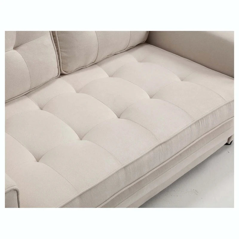 Sofa 3-krotnie składana, rozkładana sofa futon z funkcją spania