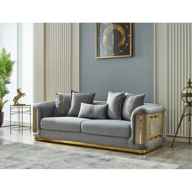 Elise 3 részes nappali garnitúra párnázott háttámlával