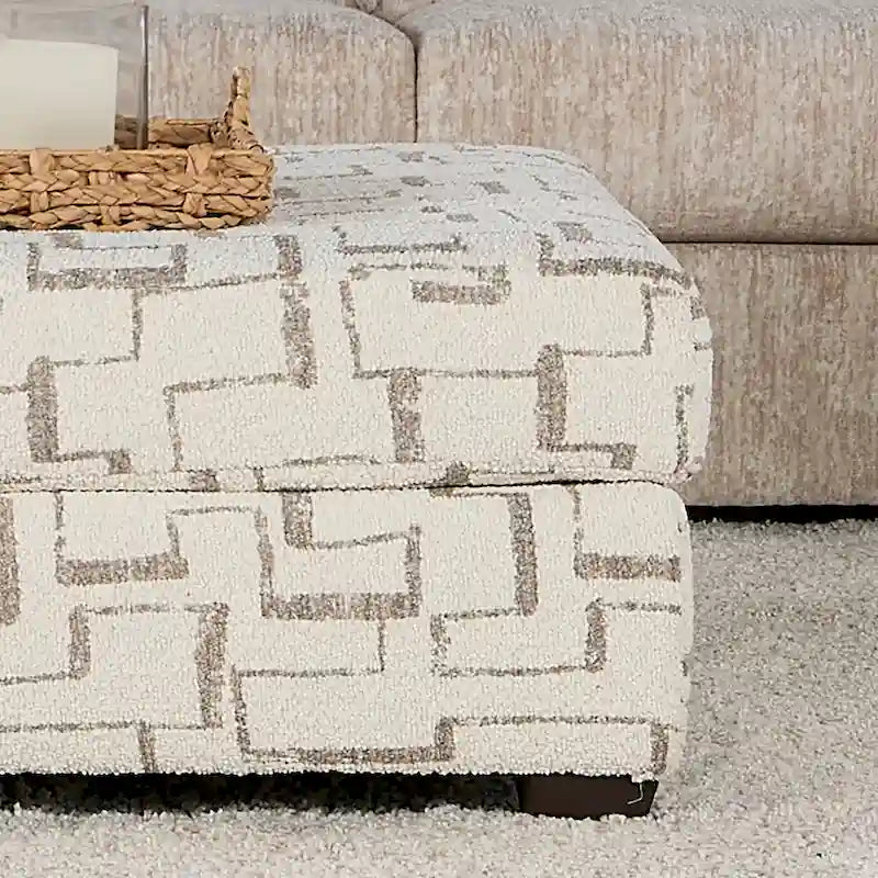 Roundhill Furniture Nason Set aus Sofa, Loveseat und Hocker mit Breitcordbezug