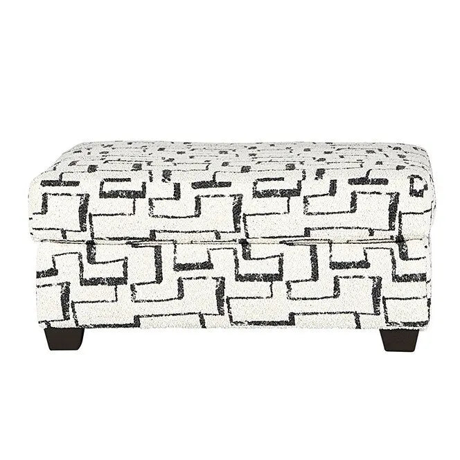Roundhill Furniture Nason Set aus Sofa, Loveseat und Hocker mit Breitcordbezug