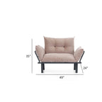 Sona, rozkładana sofa futon z ramą składaną