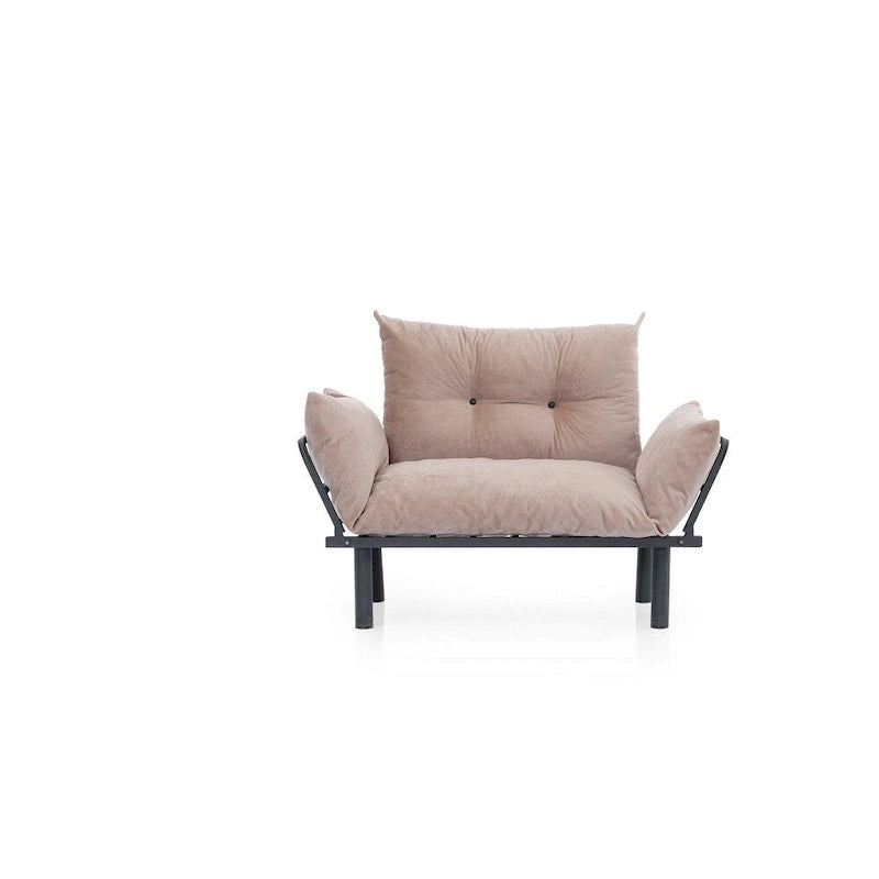 Sona, rozkładana sofa futon z ramą składaną