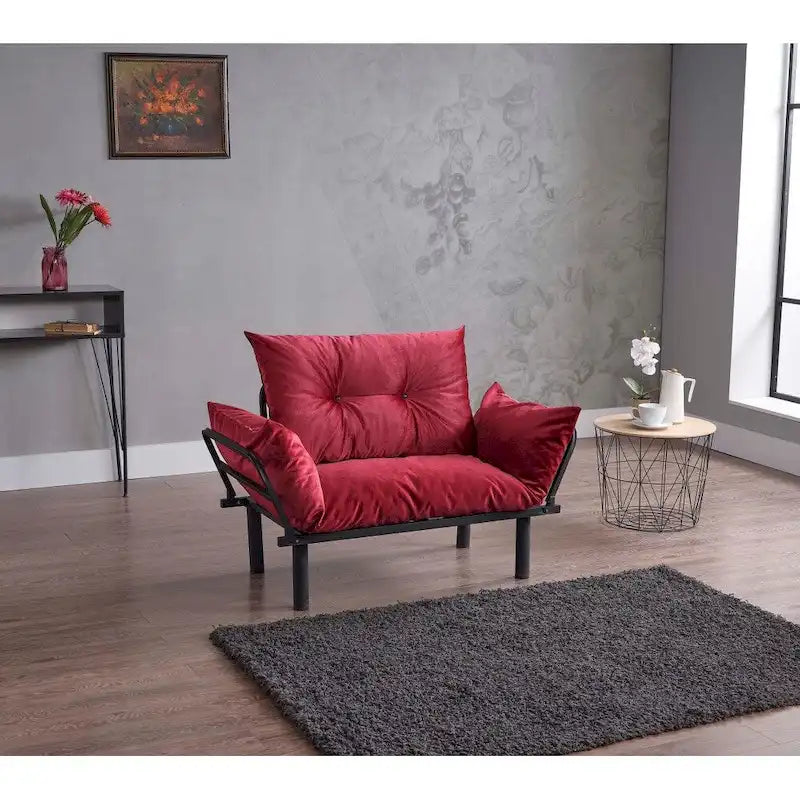 Sona, rozkładana sofa futon z ramą składaną