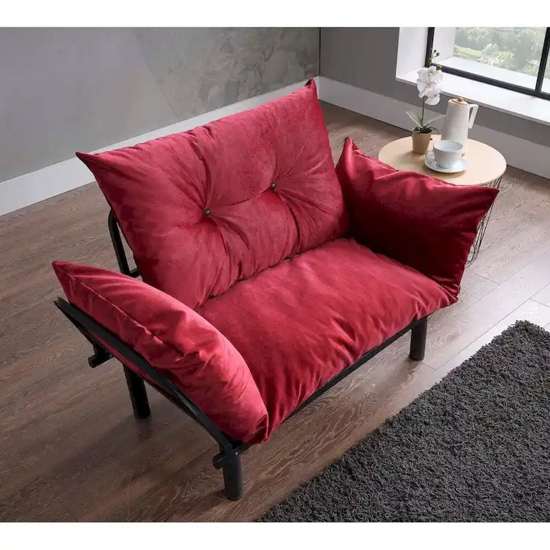 Sona, rozkładana sofa futon z ramą składaną
