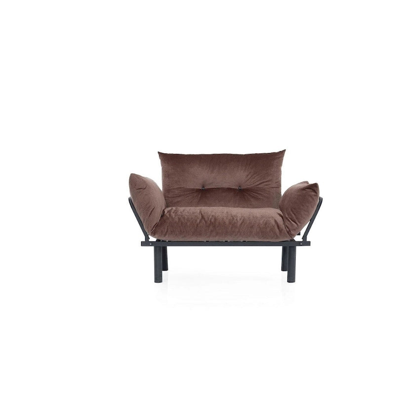 Sona, rozkładana sofa futon z ramą składaną
