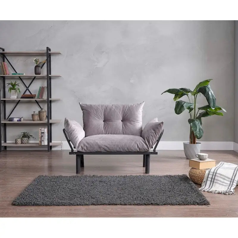 Sona, rozkładana sofa futon z ramą składaną