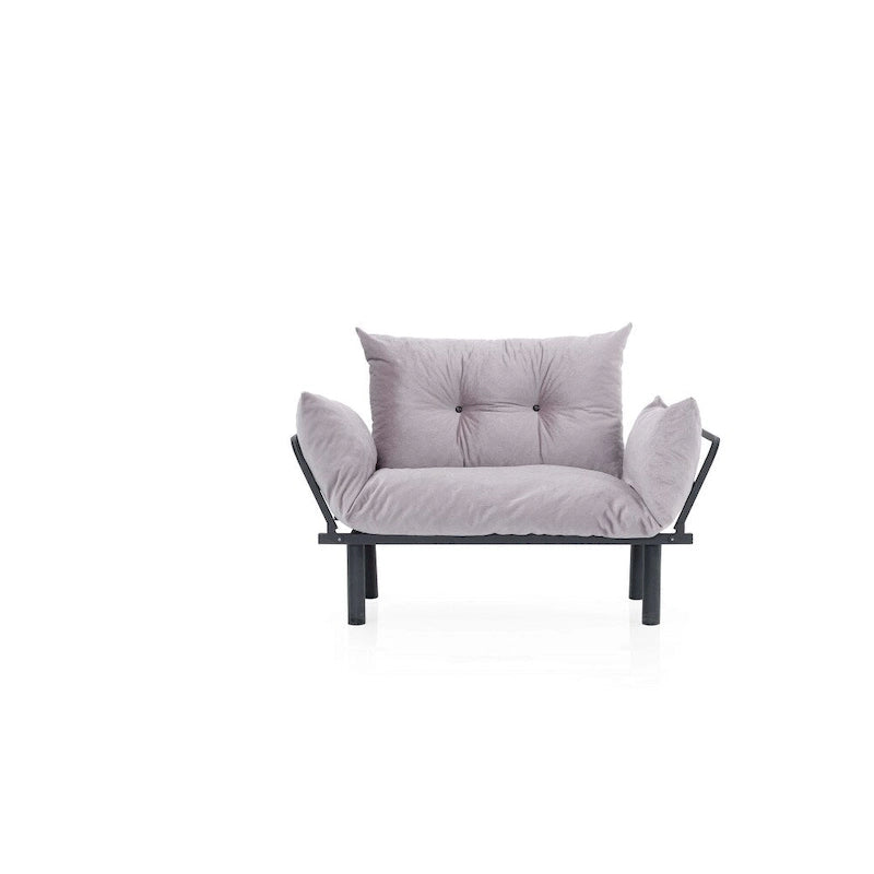 Sona, rozkładana sofa futon z ramą składaną