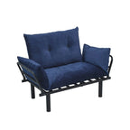 Sona, rozkładana sofa futon z ramą składaną