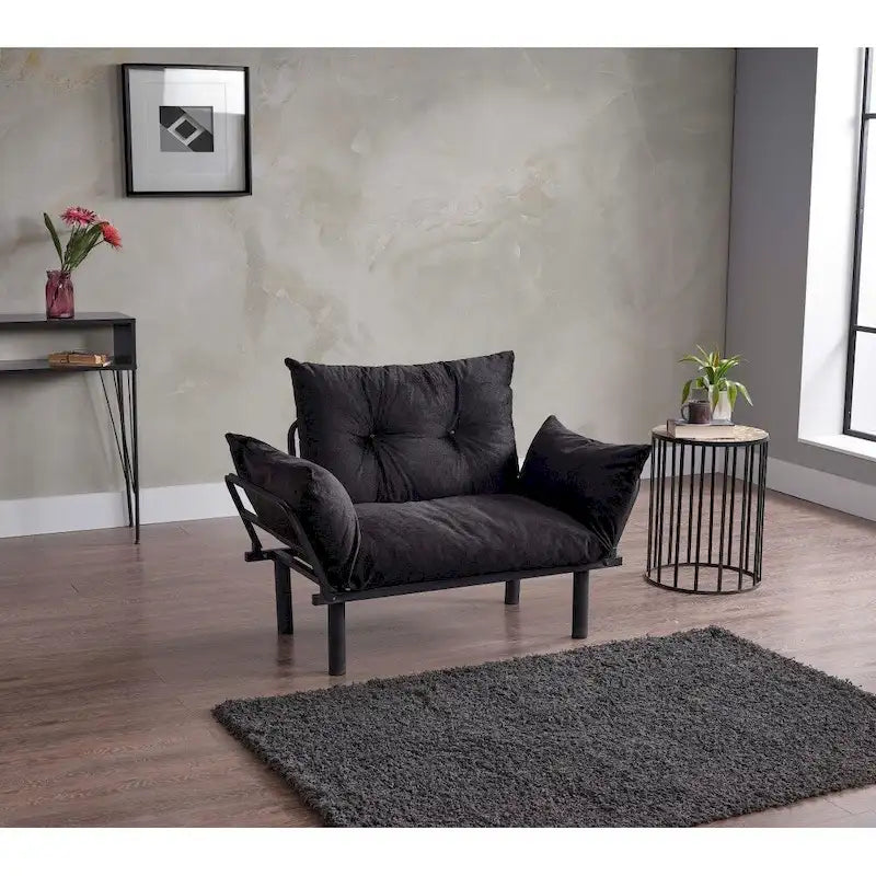 Sona, rozkładana sofa futon z ramą składaną