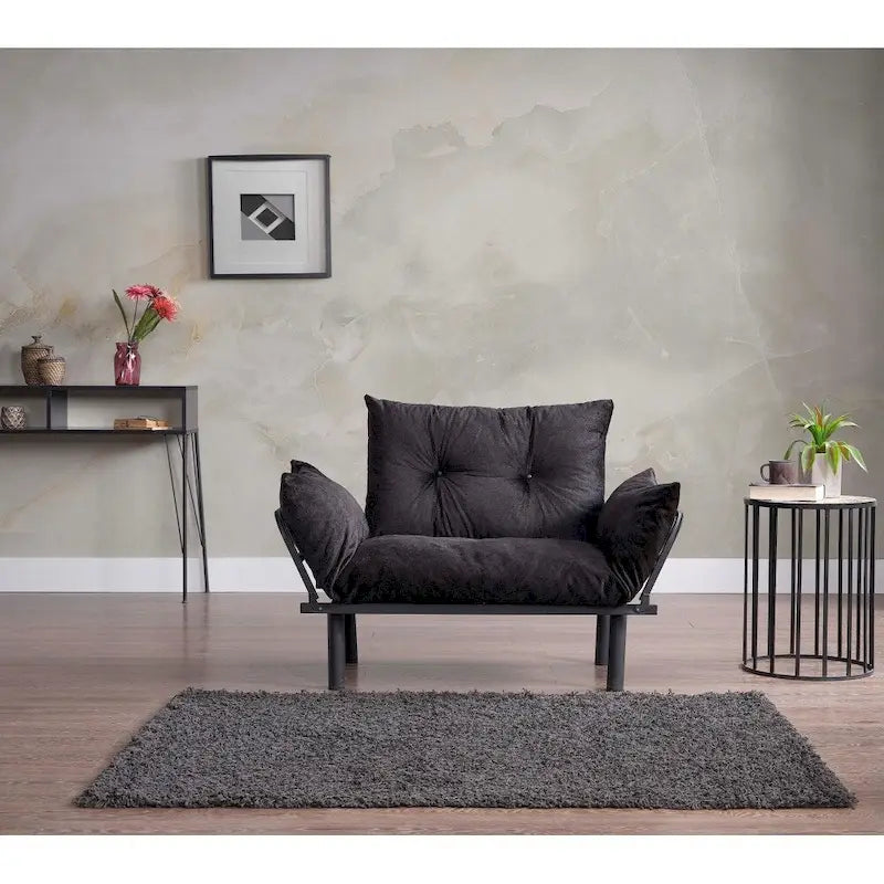 Sona, rozkładana sofa futon z ramą składaną