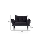 Sona, rozkładana sofa futon z ramą składaną