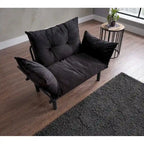 Sona, rozkładana sofa futon z ramą składaną