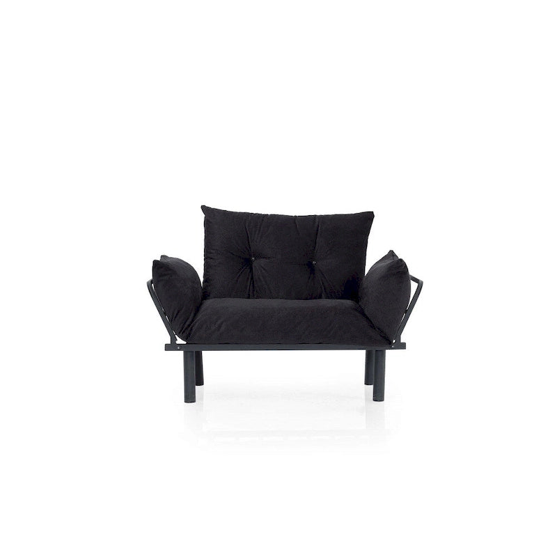 Sona, rozkładana sofa futon z ramą składaną