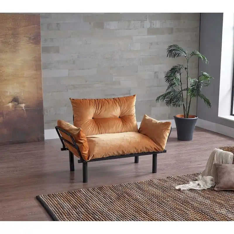 Sona, rozkładana sofa futon z ramą składaną