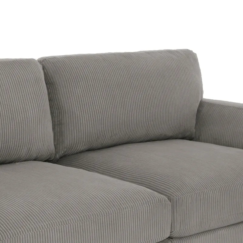 Sofá seccional cama de pana 90 para descansar