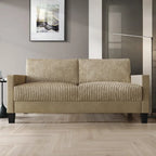 CraftPorch Corduroy - 2-osainen moderni olohuonekalusto vuosisadan puolivälin tyyliin, samettiverhoilu