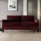 CraftPorch Corduroy - 2-osainen moderni olohuonekalusto vuosisadan puolivälin tyyliin, samettiverhoilu