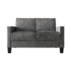 CraftPorch Corduroy - 2-osainen moderni olohuonekalusto vuosisadan puolivälin tyyliin, samettiverhoilu