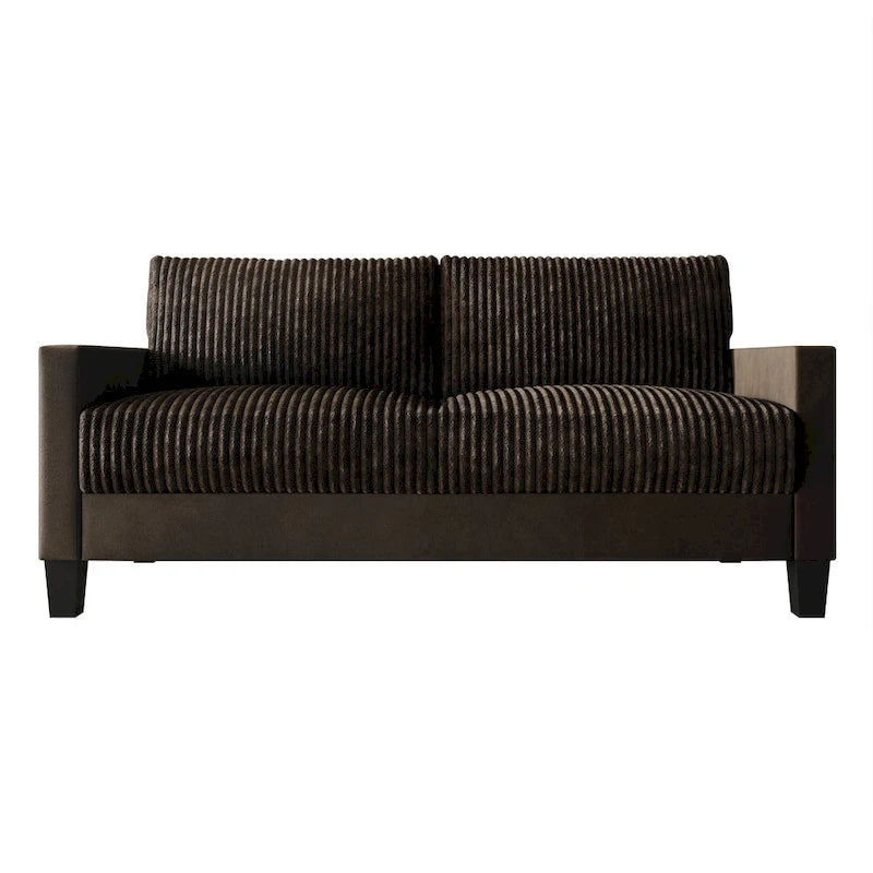 CraftPorch Corduroy - 2-osainen moderni olohuonekalusto vuosisadan puolivälin tyyliin, samettiverhoilu