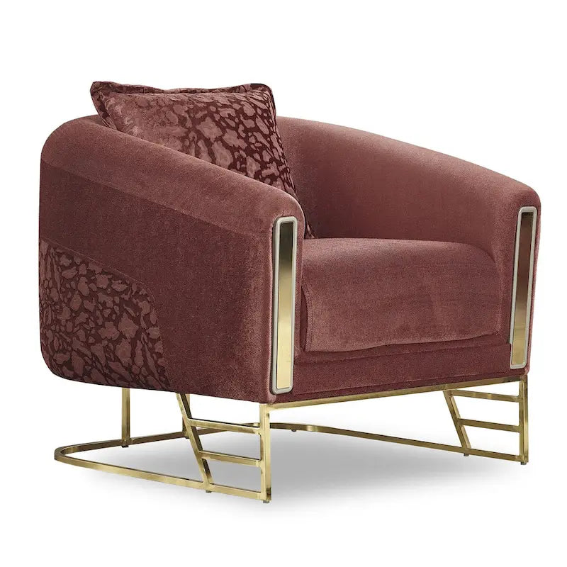 Roseau 2-teiliges Wohnzimmer-Set (1 Sofa und 1 Sessel)