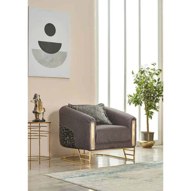 Roseau 2-teiliges Wohnzimmer-Set (1 Sofa und 1 Sessel)