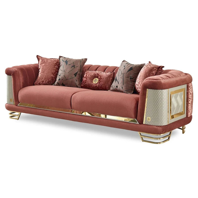 Conjunto de sala Riga de 3 piezas (1 sofá, 1 sofá de dos plazas y 1 sillón)