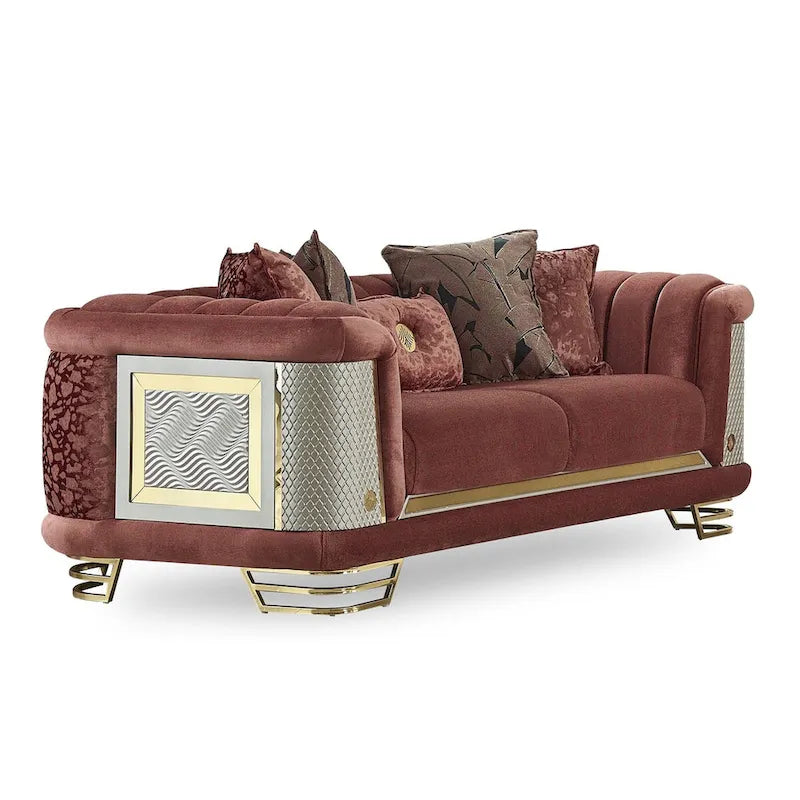 Conjunto de sala Riga de 3 piezas (1 sofá, 1 sofá de dos plazas y 1 sillón)